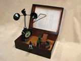 Casella portable 3 cup anemometer, in fitted case, circa 1950's